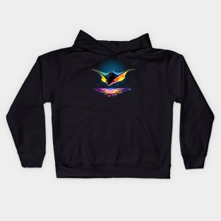 Stingray Silhoutte Kids Hoodie